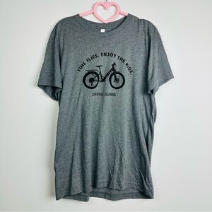 Radio Flyer Gray Time Flies Enjoy The Ride Chicago Illinois Short Sleeve Tee